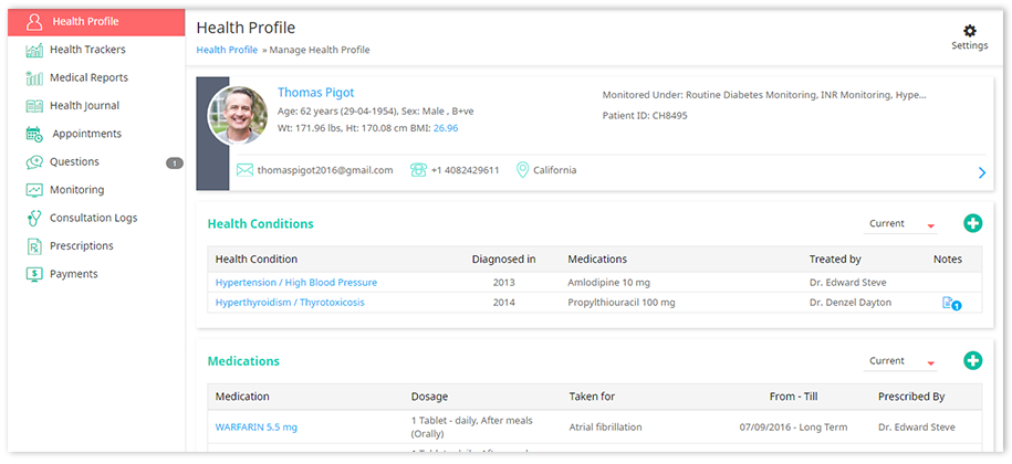 Patient Health Record