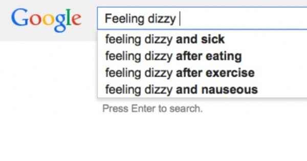 Online health searches